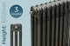TE3-600-R-TH - Trade Essentials Raw 3 Column Horizontal Radiator 602mm x 1014mm TE3-600-R-TH - Trade Essentials Raw 3 Column Horizontal Radiator 602mm x 1014mm